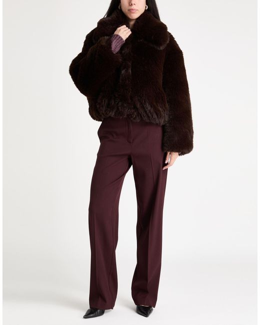 Alysi Black Shearling & Teddy