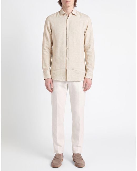 Camicia di Moorer in White da Uomo