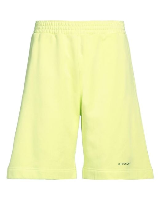Givenchy Yellow Shorts & Bermuda Shorts for men