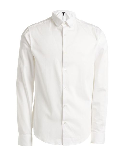 Camicia di Emporio Armani in White da Uomo