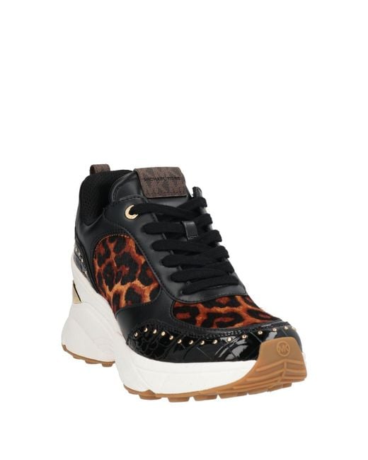 MICHAEL Michael Kors Black Sneakers Polyurethane, Leather
