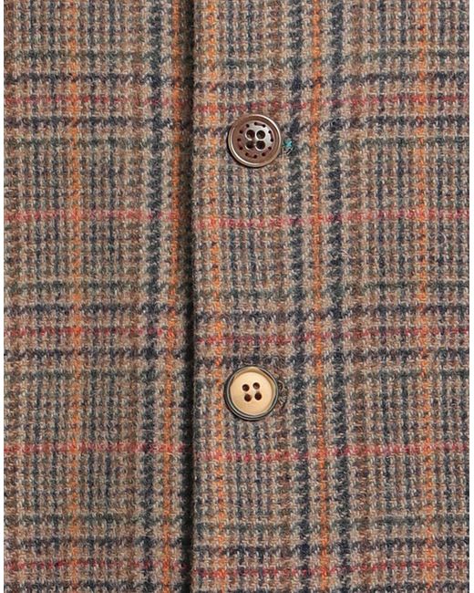 Bob Brown Taupe Coat Wool for men