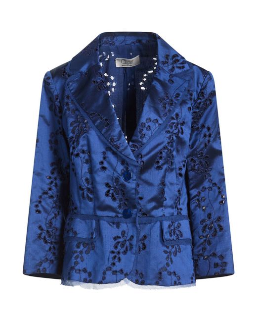 Clips Blue Blazer Silk