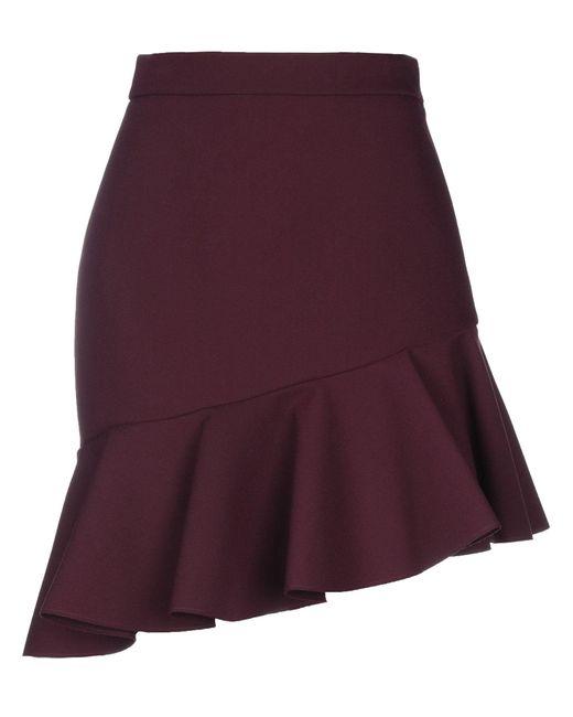 MSGM Purple Midi Skirt