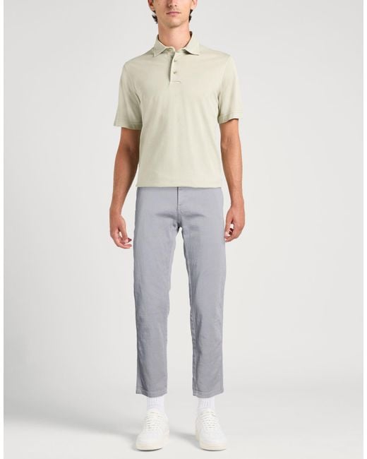 Department 5 Gray Pants Cotton, Rubber for men