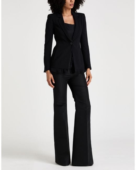 Giorgio Armani Black Blazer Viscose, Elastane