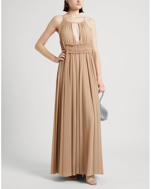 White Wise Natural Maxi-Kleid