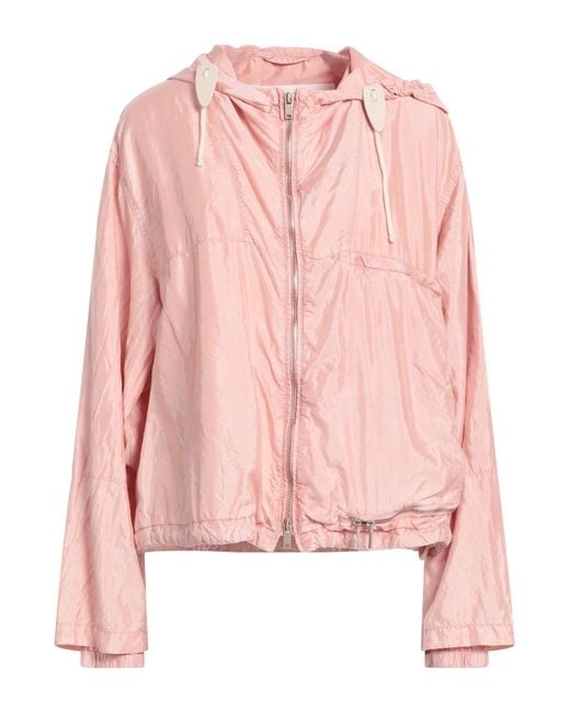 Jil Sander Pink Jacket Polyamide, Silk