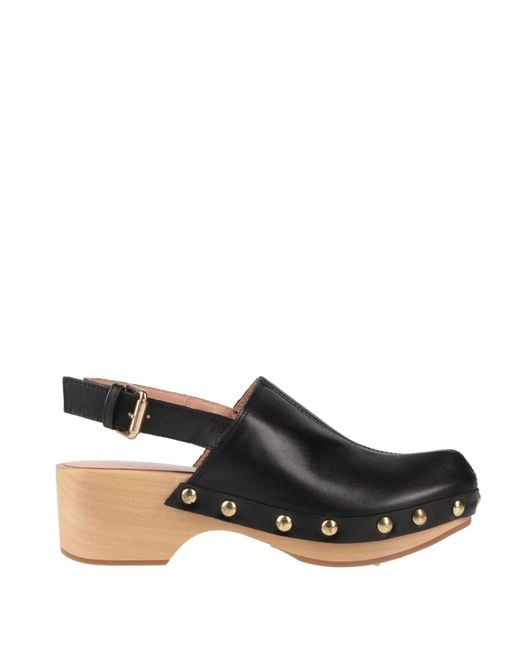 Pollini Black Mules & Clogs
