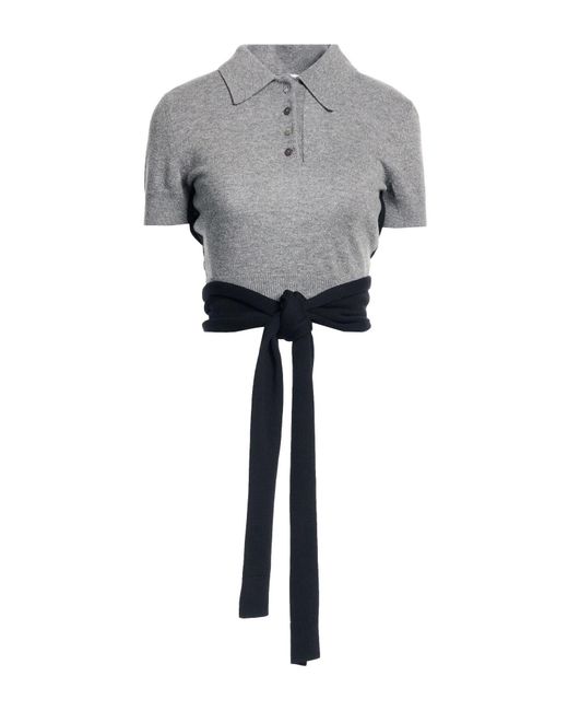 Loewe Gray Sweater Wool, Cashmere, Polyamide, Elastane