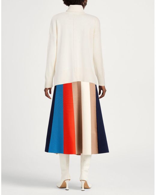 Eleventy White Rollkragenpullover