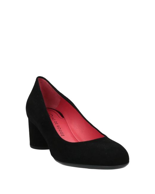 Pas De Rouge Black Pumps