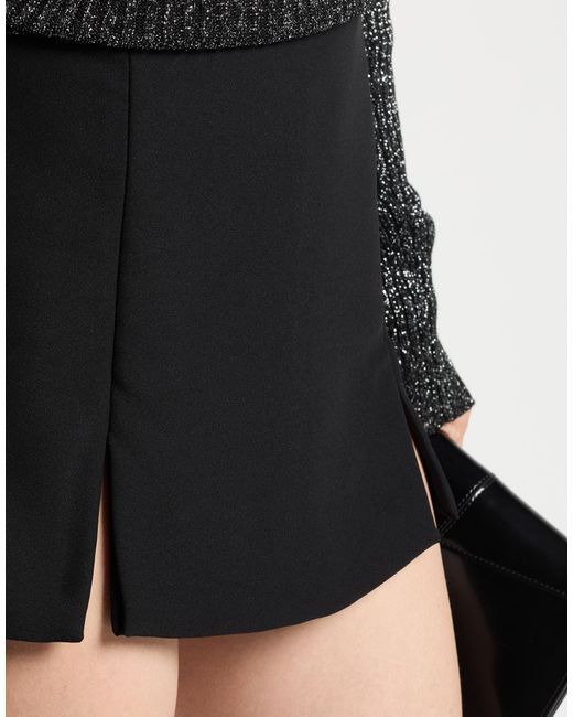 Soallure Black Shorts & Bermuda Shorts Polyester