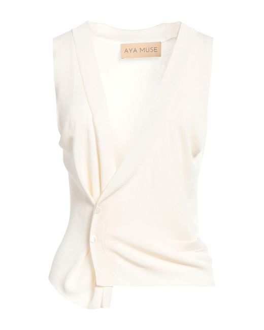 Top AYA MUSE en coloris White