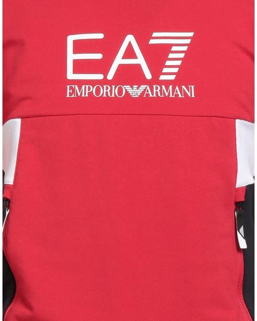 EA7 Red Sweatshirt for men