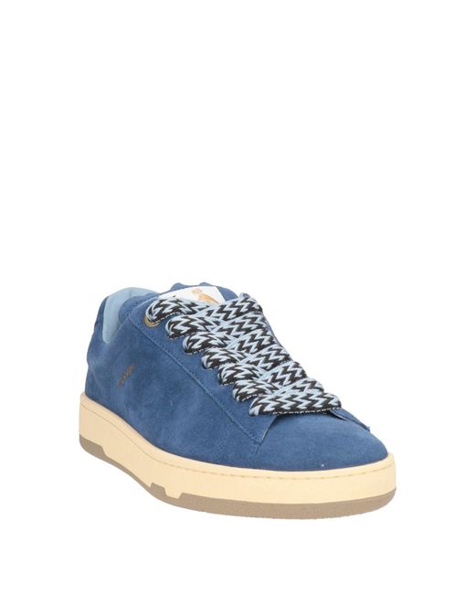 Lanvin Blue Sneakers Calfskin for men