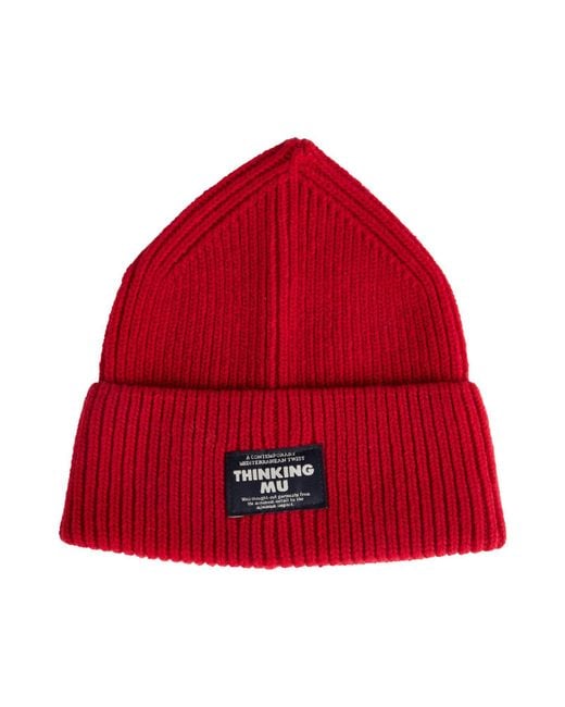 Thinking Mu Red Hat Wool