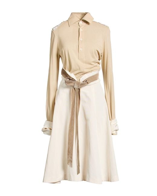 Maison Margiela Natural Midi Dress