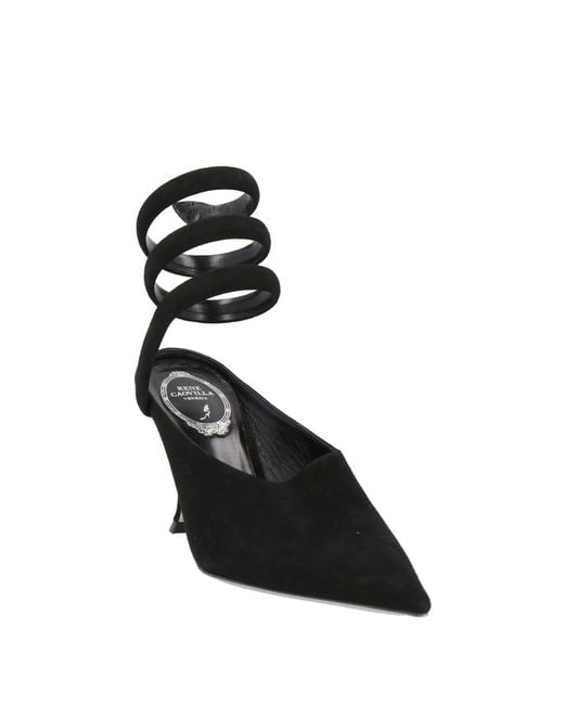Rene Caovilla Black Pumps Leather