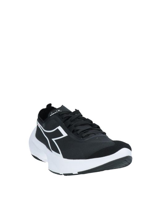 Diadora Black Trainers for men