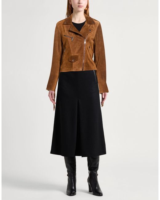 Dixie Brown Camel Jacket Leather