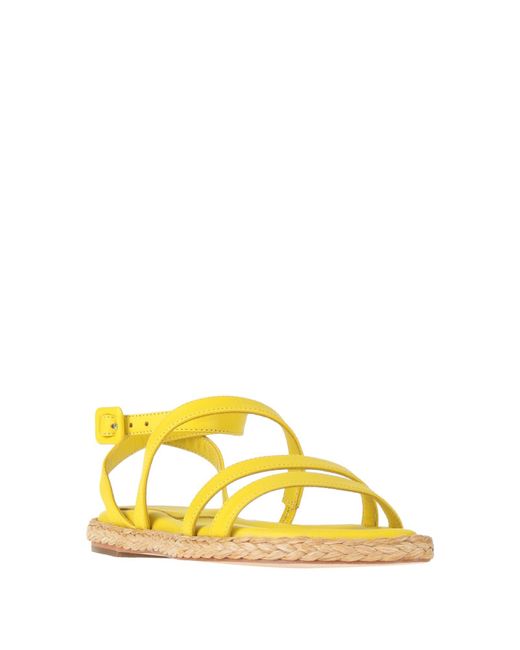 Paloma Barceló Yellow Espadrilles