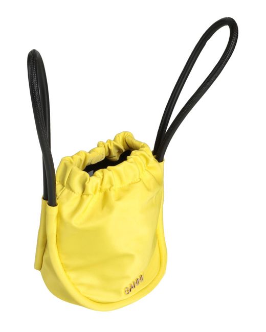 Ganni Yellow Handbag