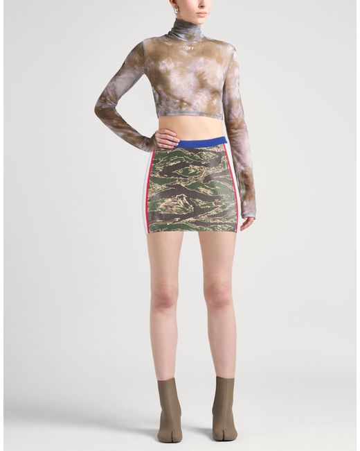 DIESEL Blue Mini Skirt