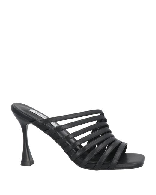 Gai Mattiolo Black Sandals