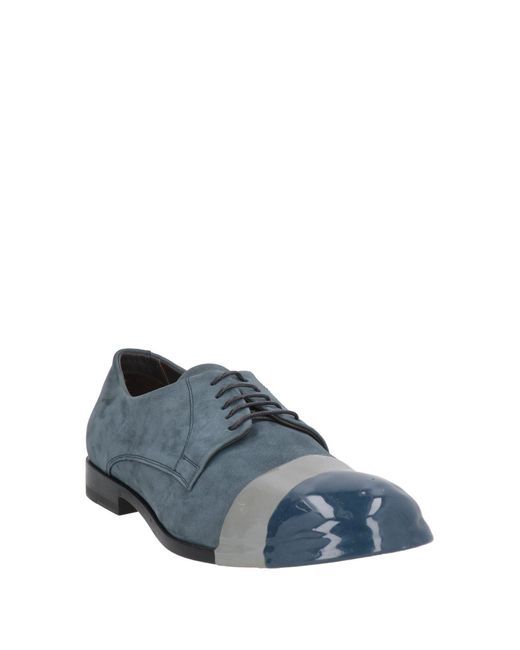 Attimonelli's Blue Lace-up Shoes for men