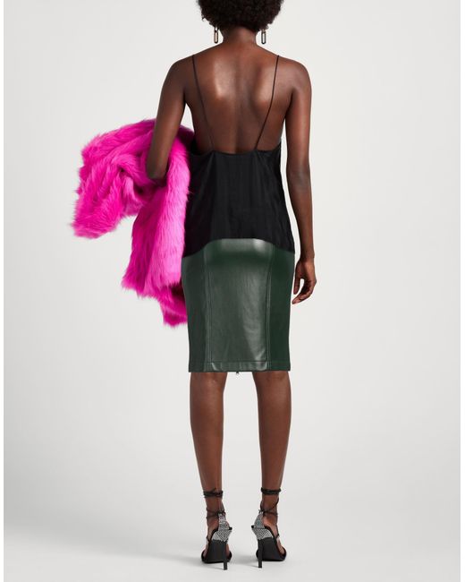 Patrizia Pepe Green Midi-Rock