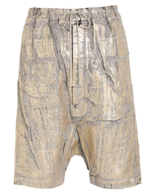 Rick Owens Multicolor Denim Shorts for men
