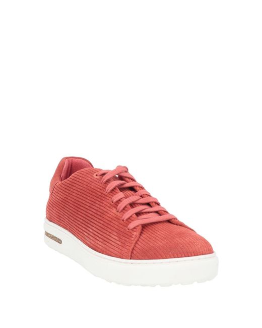 Birkenstock Red Sneakers Leather