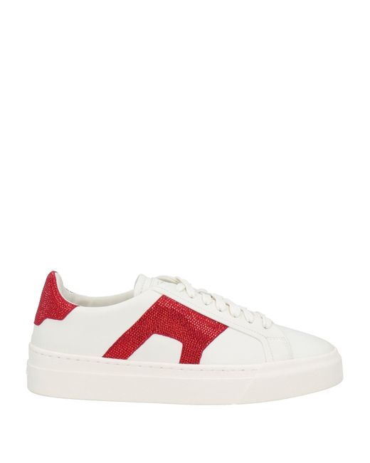 Santoni Pink Sneakers Leather