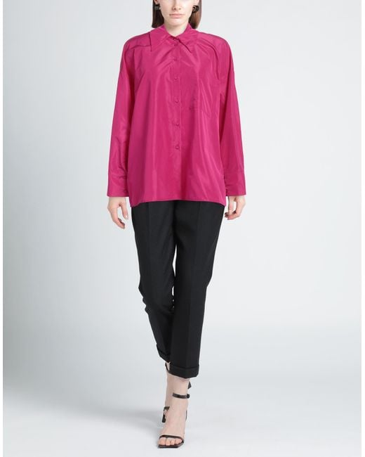 Pierantonio Gaspari Pink Fuchsia Shirt Polyester