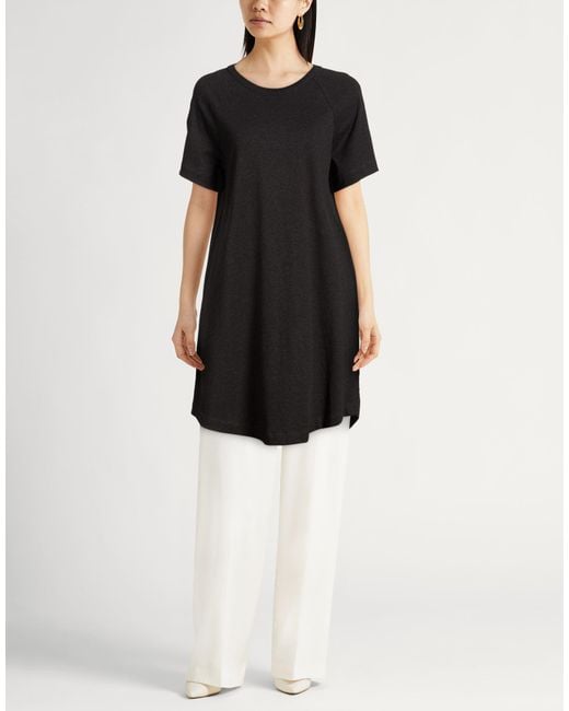 Majestic Filatures Black Charcoal T-Shirt Organic Cotton