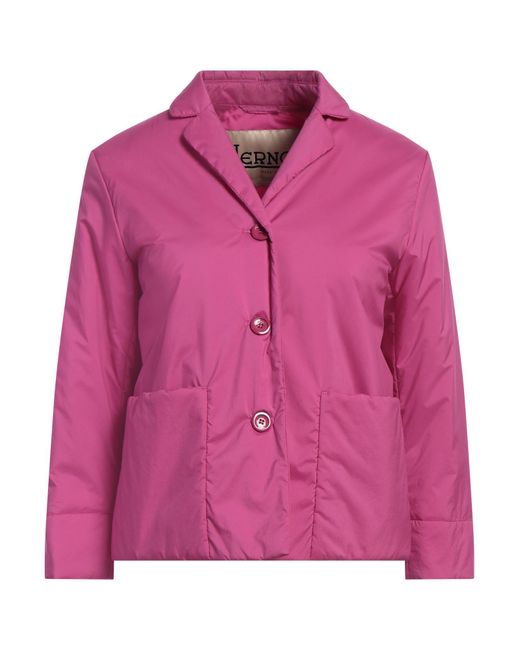 Herno Pink Jacket Polyamide, Polyurethane