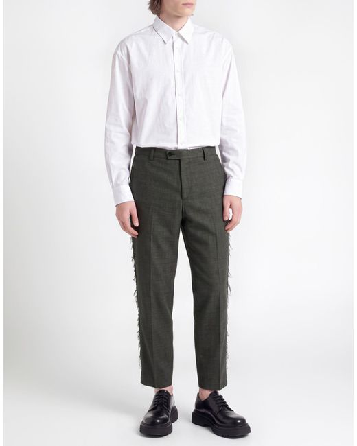 BE ABLE Gray Pants Virgin Wool, Polyester for men
