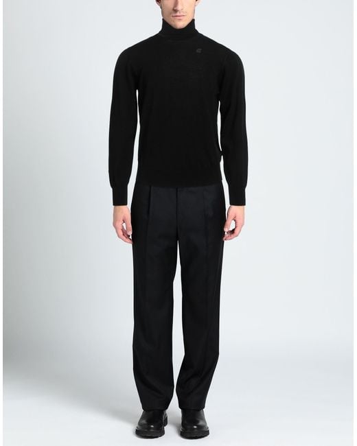 K-Way Black Turtleneck for men