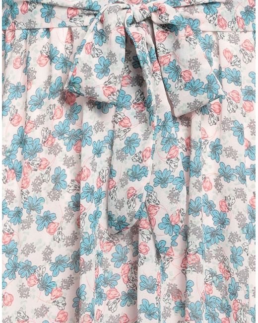 VANESSA SCOTT Gray Azure Mini Dress Polyester