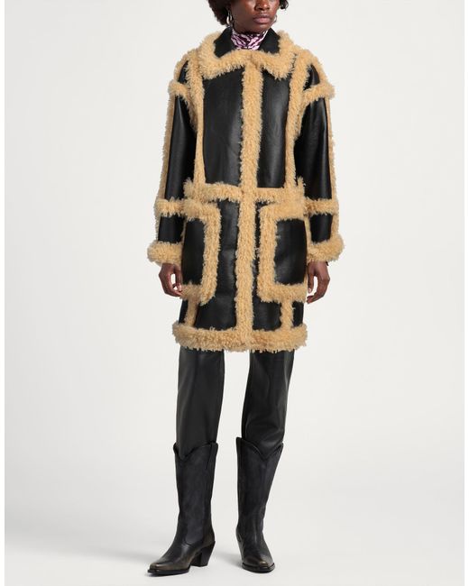Stand Studio Black Shearling & Teddy