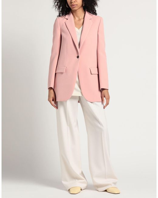 Co.Go Pink Blazer Recycled Polyester, Elastane, Silk