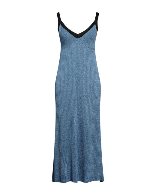 M Missoni Blue Midi Dress