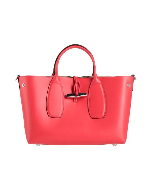 Longchamp Pink Handbag Leather