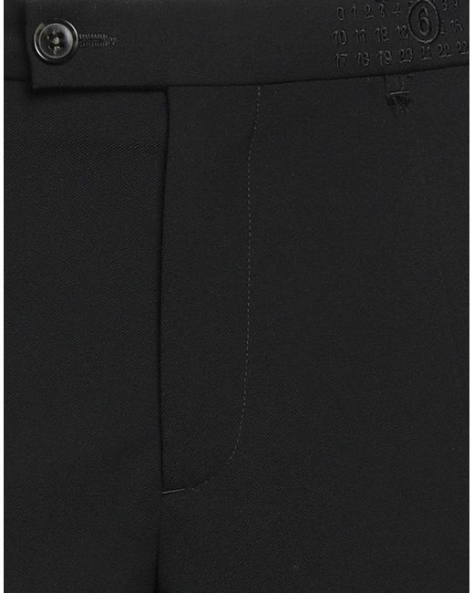 Pantalon MM6 by Maison Martin Margiela en coloris Black