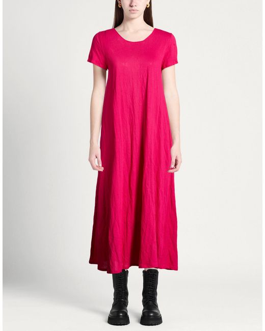 Apuntob Pink Midi Dress