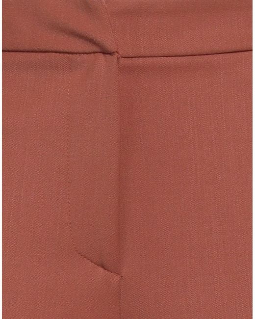Grifoni Red Pants Polyester, Virgin Wool, Elastane