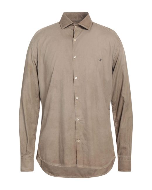 Brooksfield Brown Shirt for men