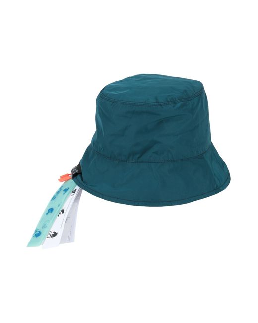 Off-White c/o Virgil Abloh Blue Hat for men