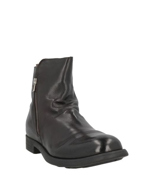 Officine Creative Brown Ankle Boots for men